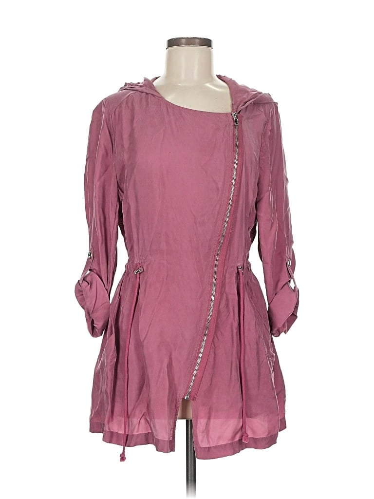 Pre-owned Melloday Raincoat In Pink