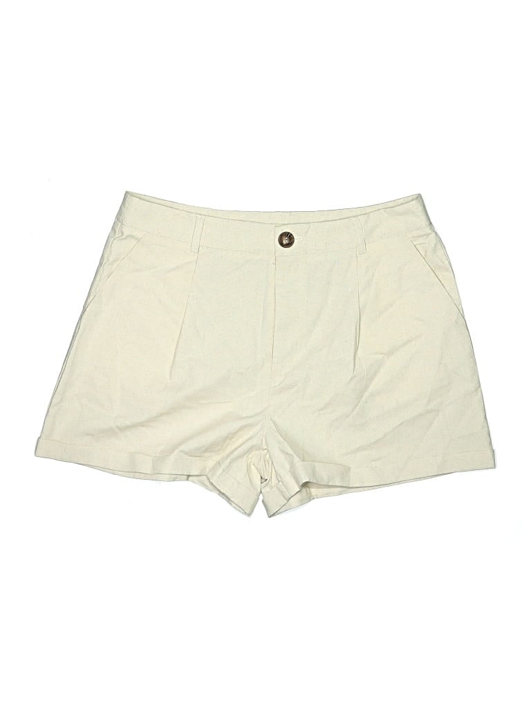 Pre-owned Cider Khaki Shorts In White