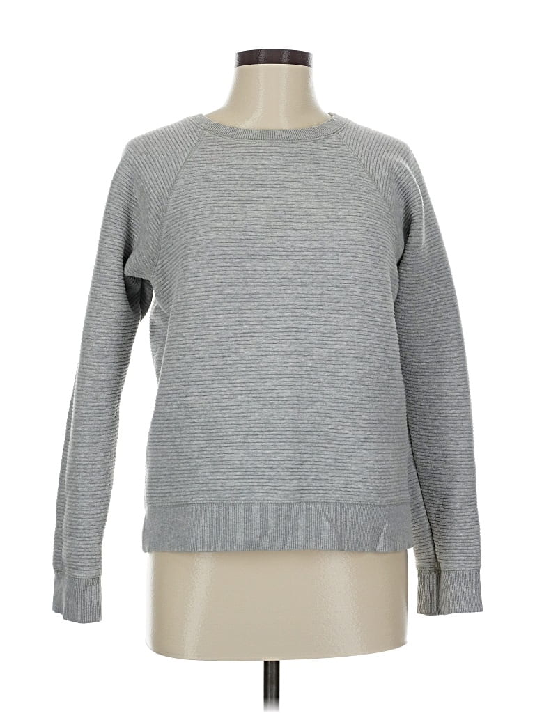 Pre-owned J.crew Factory Store Sweatshirt In Gray