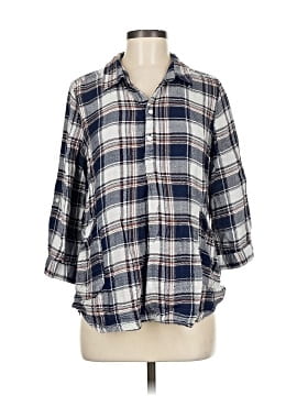 Khakis & Co 3/4 Sleeve Button Down Shirt