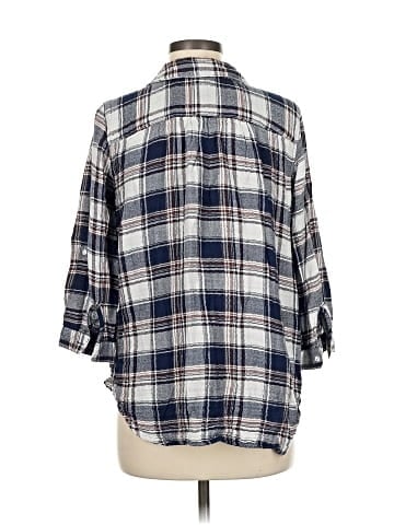 Khakis & Co 3/4 Sleeve Button-Down Shirt (view 2)
