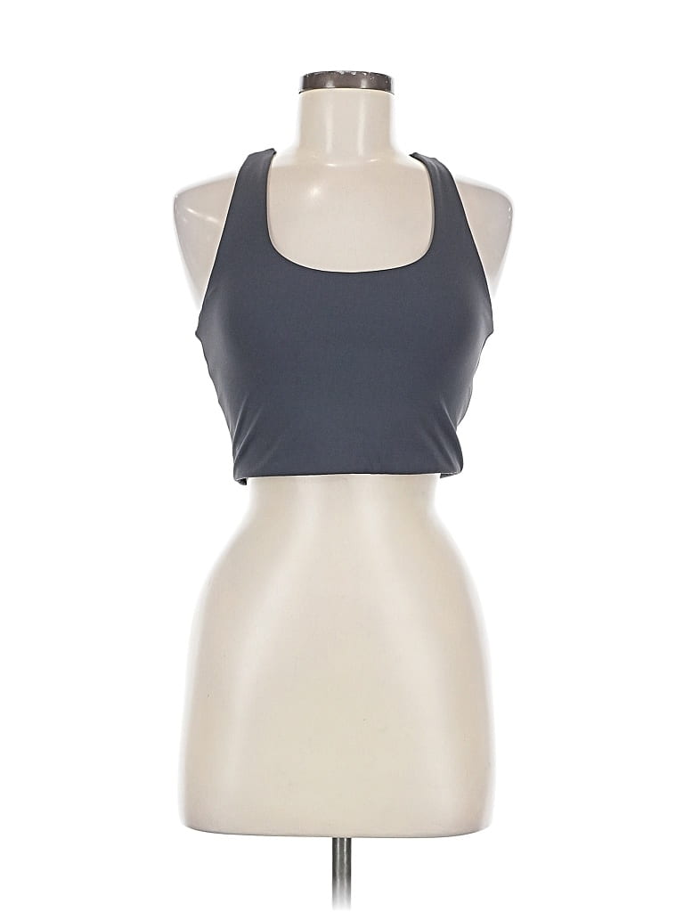 Pre-owned 10 Tree Tank Top Gray Halter Neckline Tops
