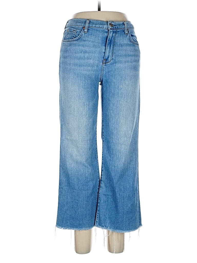 Pre-owned 7 For All Mankind Jeans In Blue