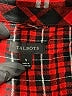 Talbots 100% Rayon Plaid Red Long Sleeve Button-Down Shirt Size S - photo 7
