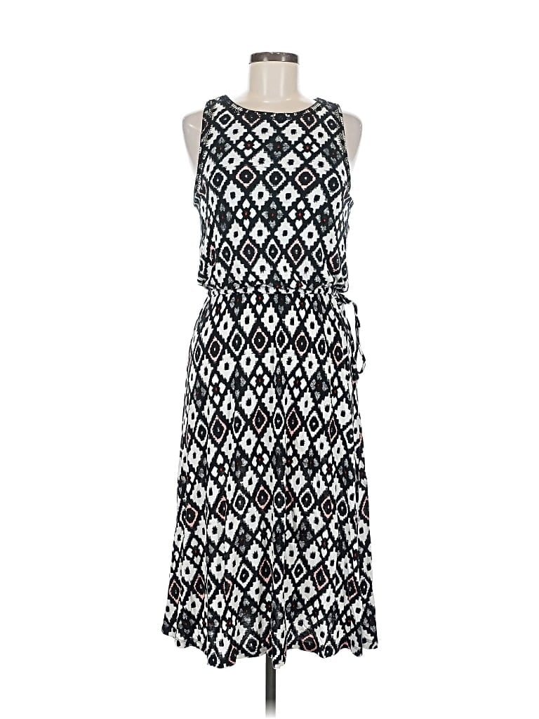 Pre-owned Ann Taylor Loft Casual Dress In Black