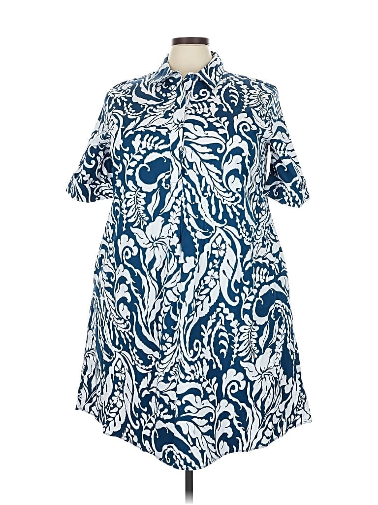 Pre-owned Chico's Casual Dress In Blue