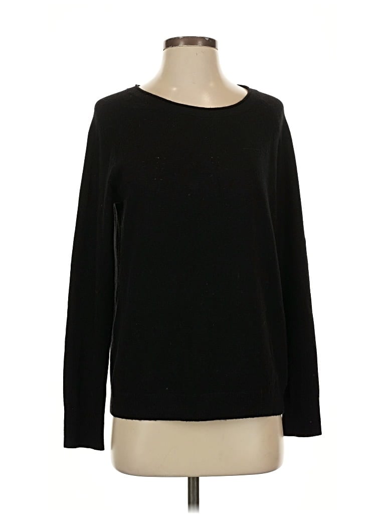 Pre-owned Banana Republic Long Sleeve T-shirt In Black