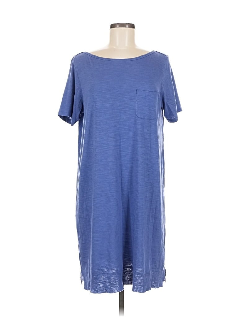 Pre-owned Lilla P Casual Dress In Blue