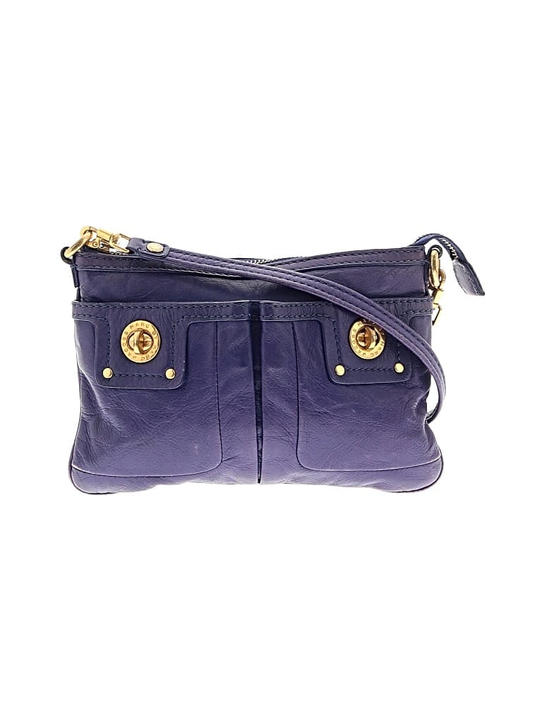 Pre-owned Marc By Marc Jacobs Leather Crossbody Bag In Purple