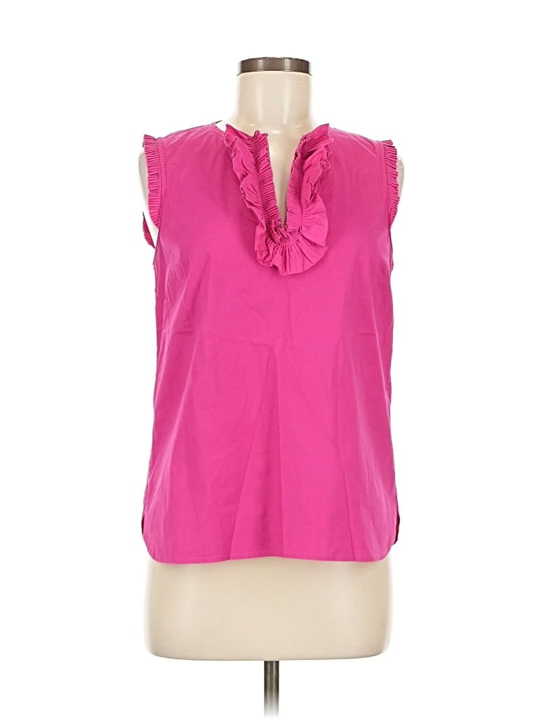 Pre-owned J.crew Factory Store Sleeveless Blouse In Pink