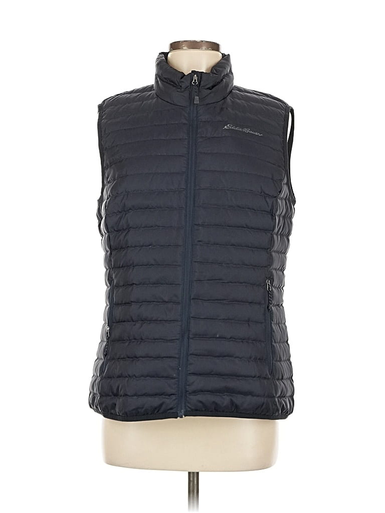 Pre-owned Eddie Bauer Vest In Black