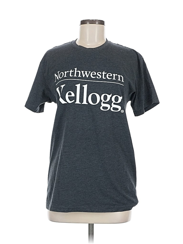 Pre-owned Next Level Apparel Short Sleeve T-shirt In Gray