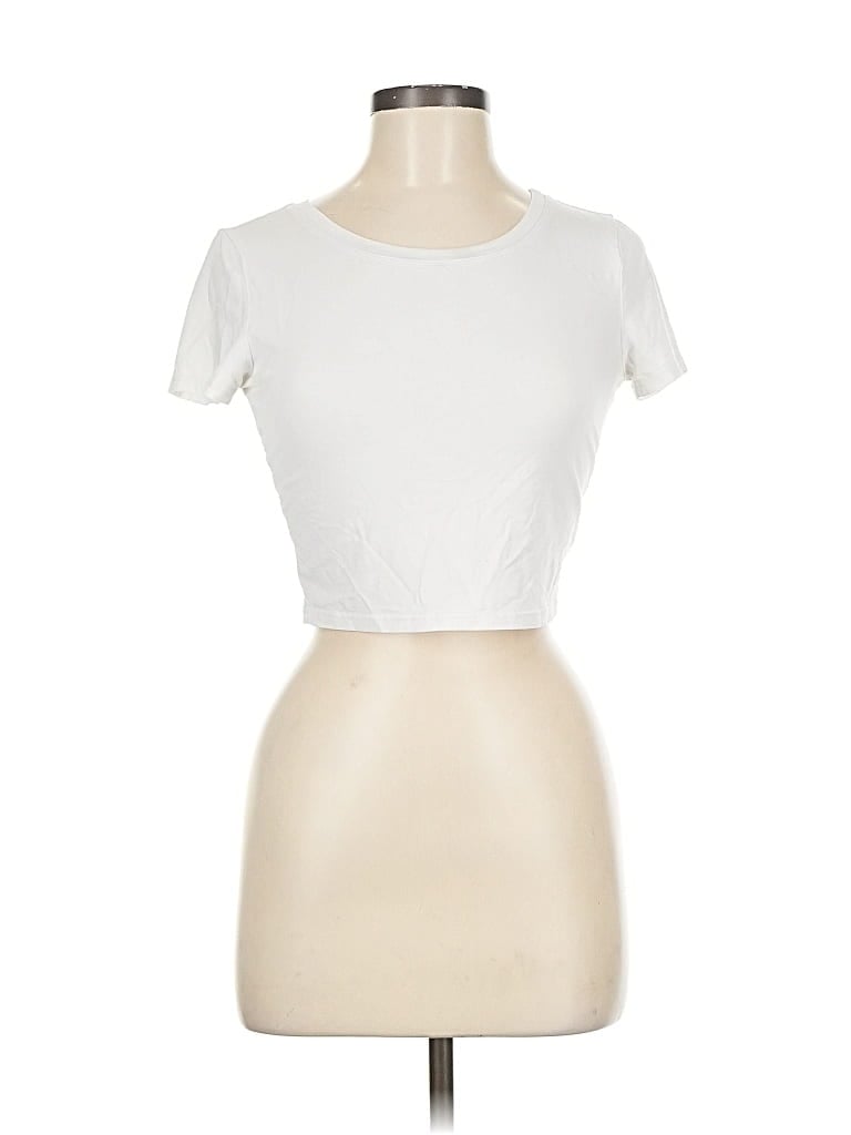 Pre-owned Assorted Brands Short Sleeve T-shirt In White