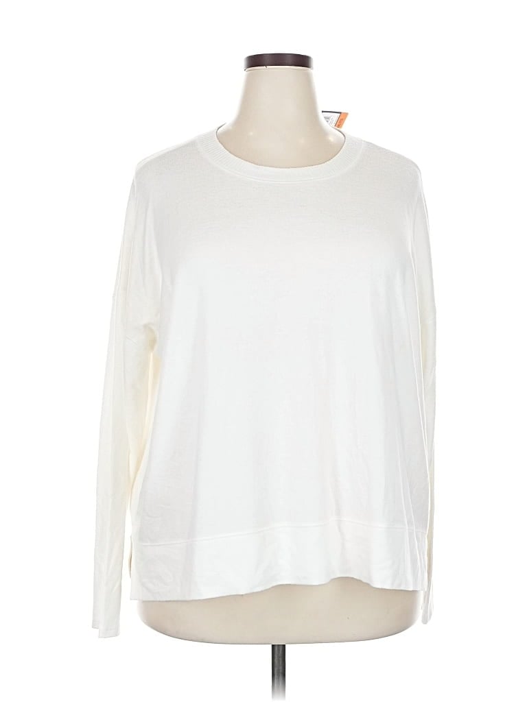 Lucky Brand Pullover Sweater In White