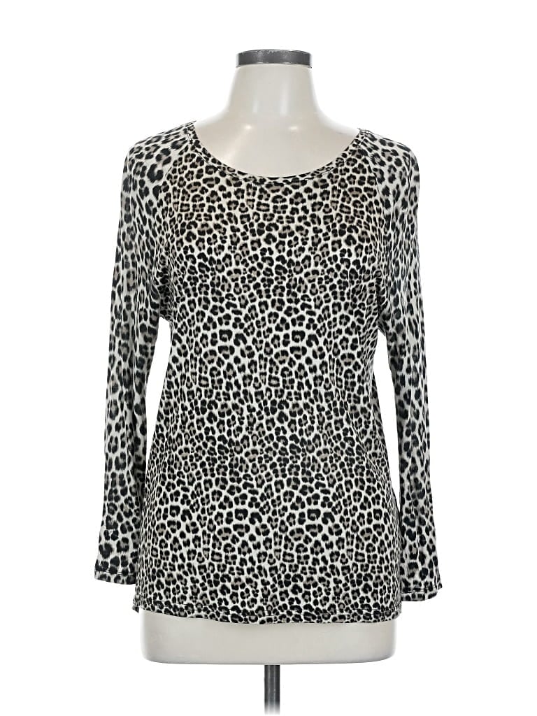 Pre-owned H&m Long Sleeve T-shirt In Black