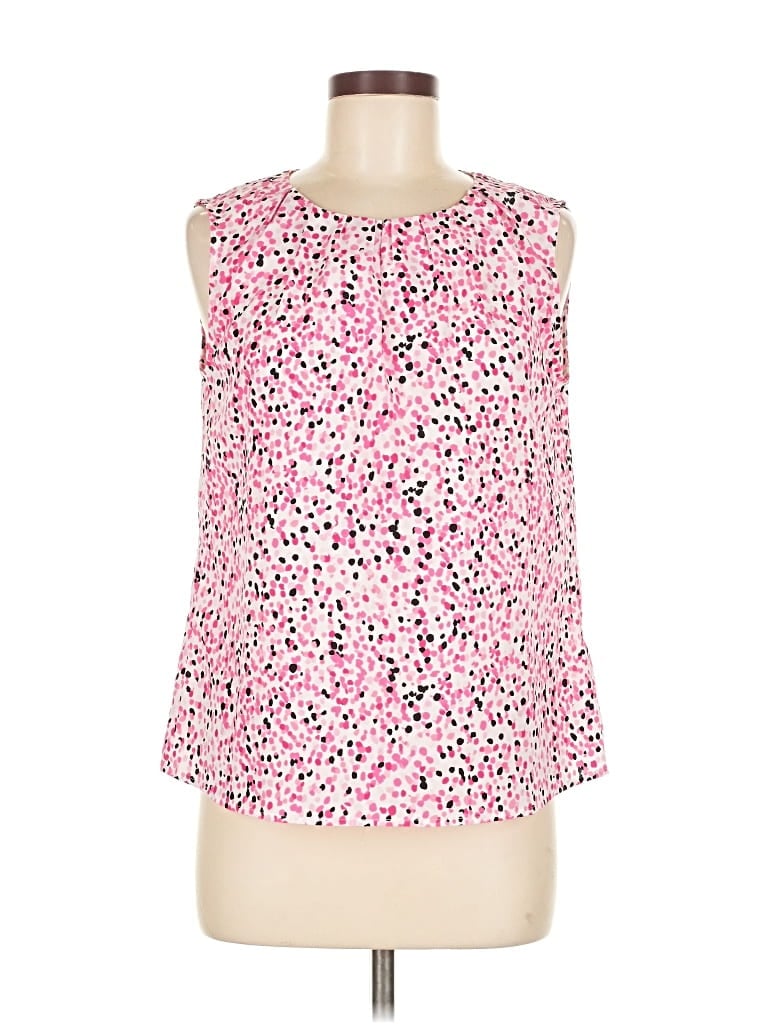 Pre-owned Nine West Sleeveless Blouse In Pink
