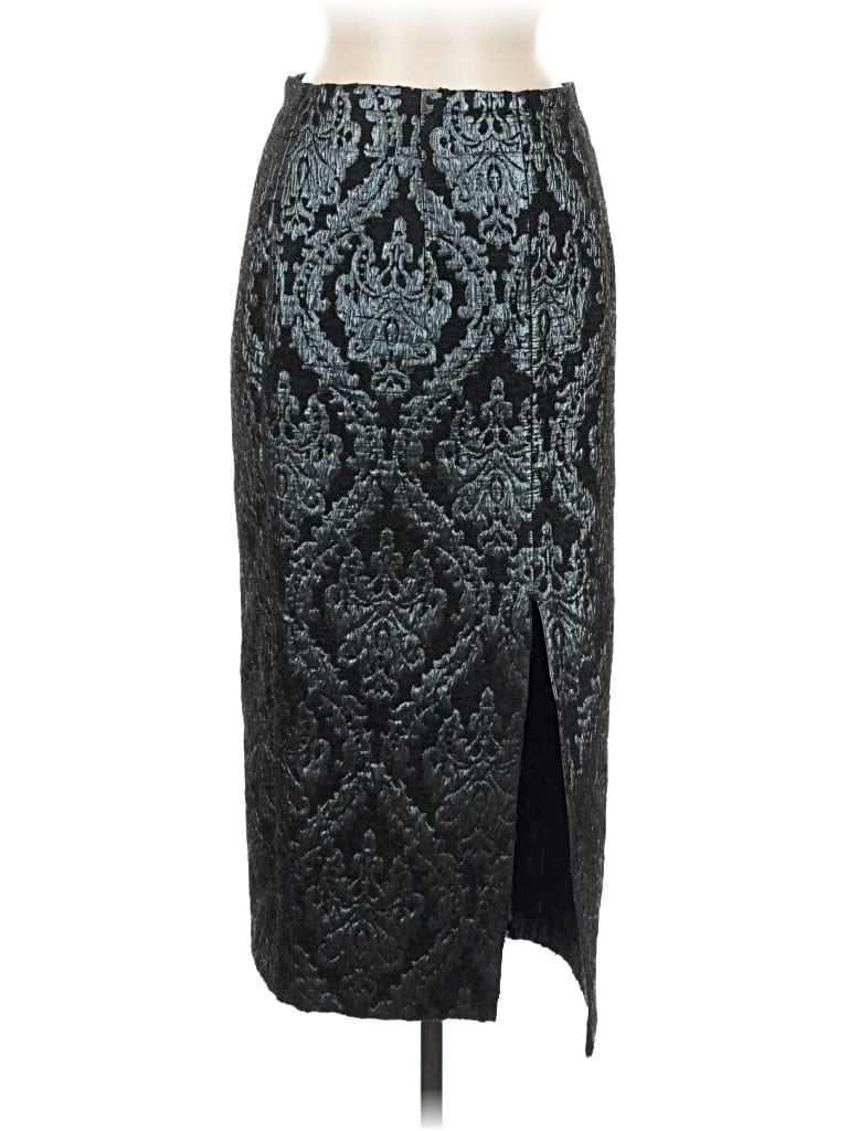 Pre-owned Asos Design Formal Skirt In Silver