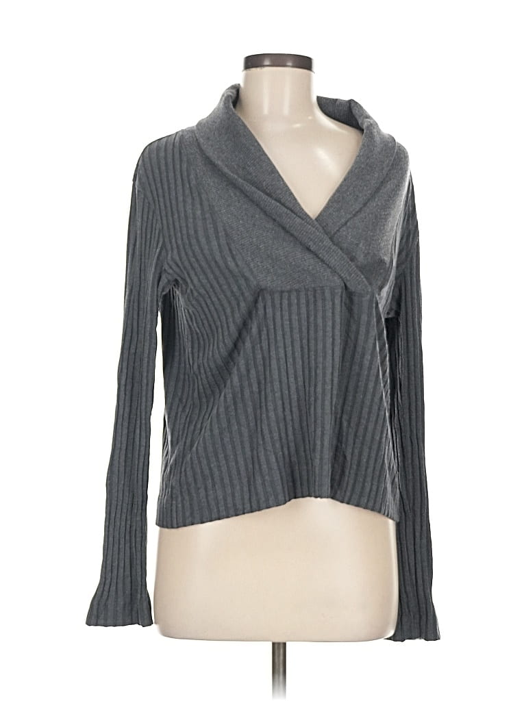 Pre-owned Nike Cardigan Sweater In Gray