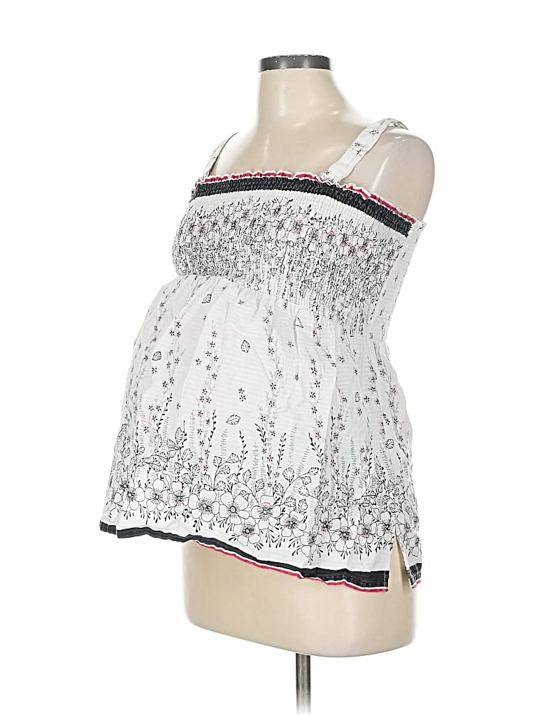 Click to view more detailed imagery on our partner's website Pre-owned Oh Baby By Motherhood Tank Top White Strapless Neckline Tops