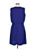 Corey P. 100% Polyester Solid Blue Casual Dress Size L - photo 2