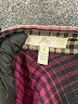 Joie 100% Cotton Plaid Burgundy 3/4 Sleeve Blouse Size S - photo 7