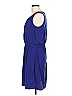 Corey P. 100% Polyester Solid Blue Casual Dress Size L - photo 5