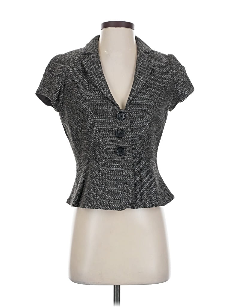 Pre-owned Banana Republic Factory Store Blazer Jacket In Gray