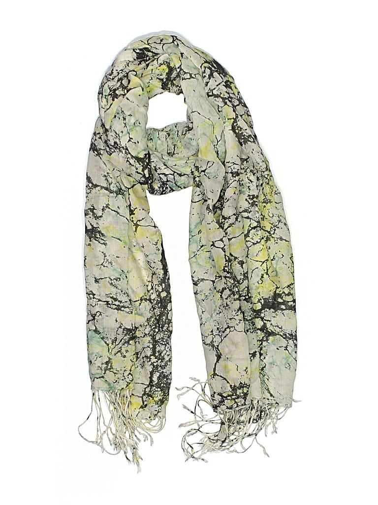Pre-owned Unbranded Scarf In Yellow