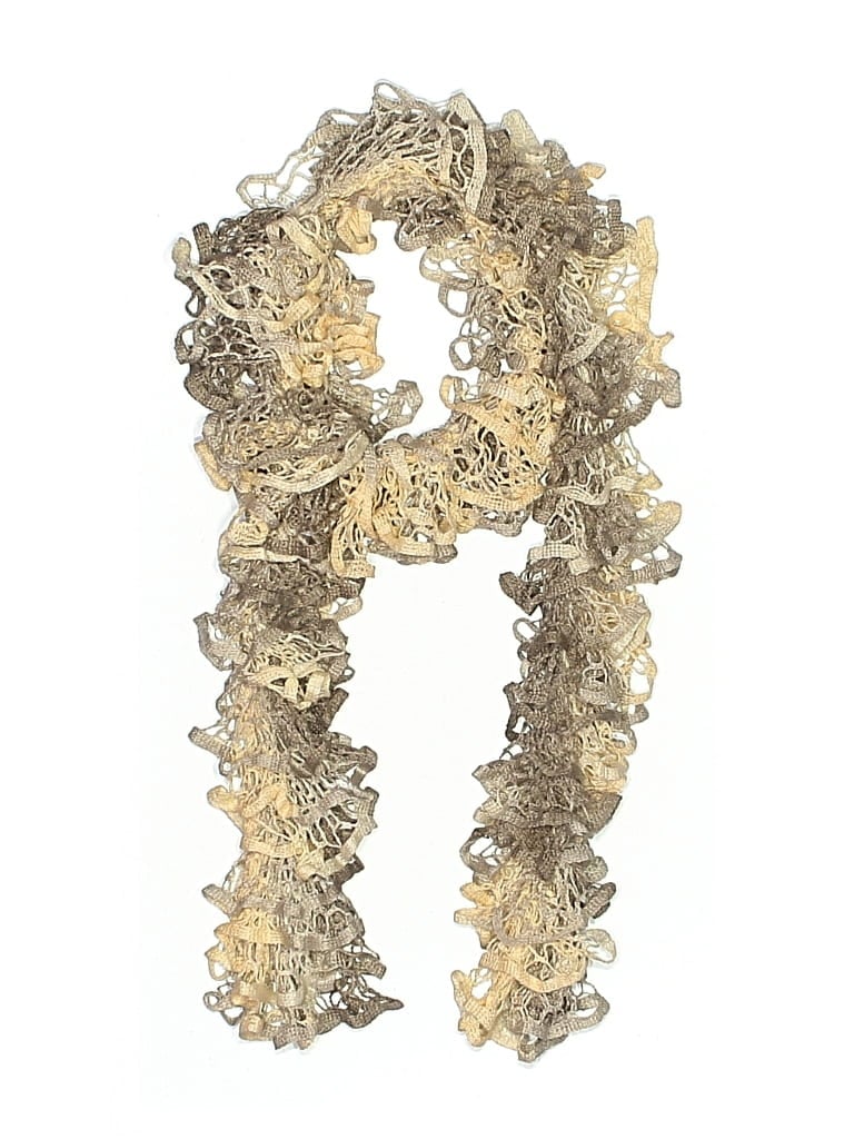 Pre-owned Unbranded Scarf In Yellow