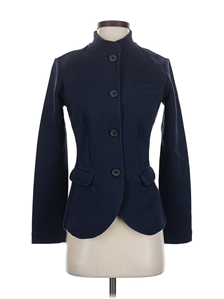 Pre-owned Banana Republic Factory Store Blazer Jacket In Blue