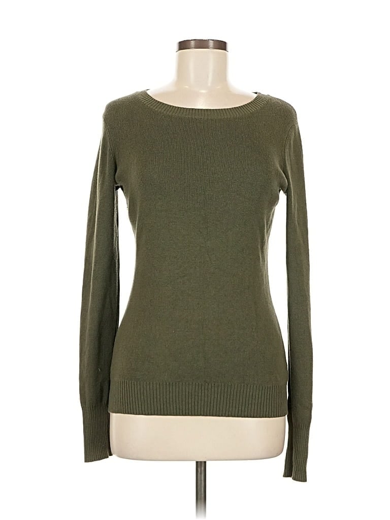 Pre-owned Express Pullover Sweater In Green