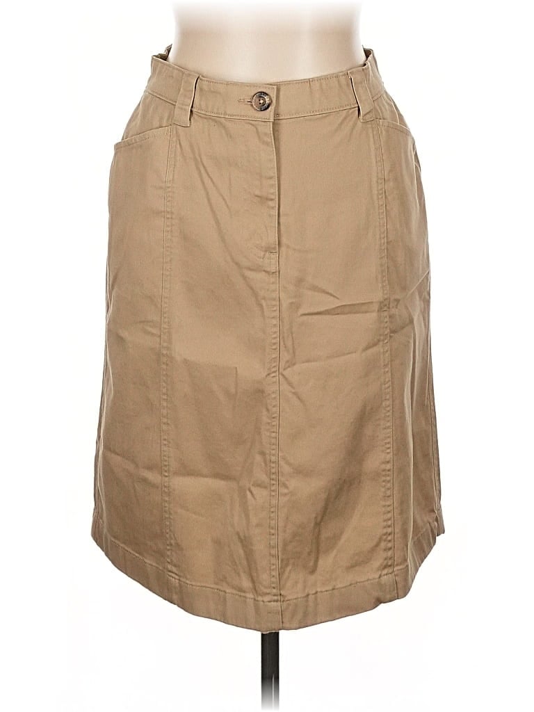 Pre-owned L.l.bean Casual Skirt In Brown