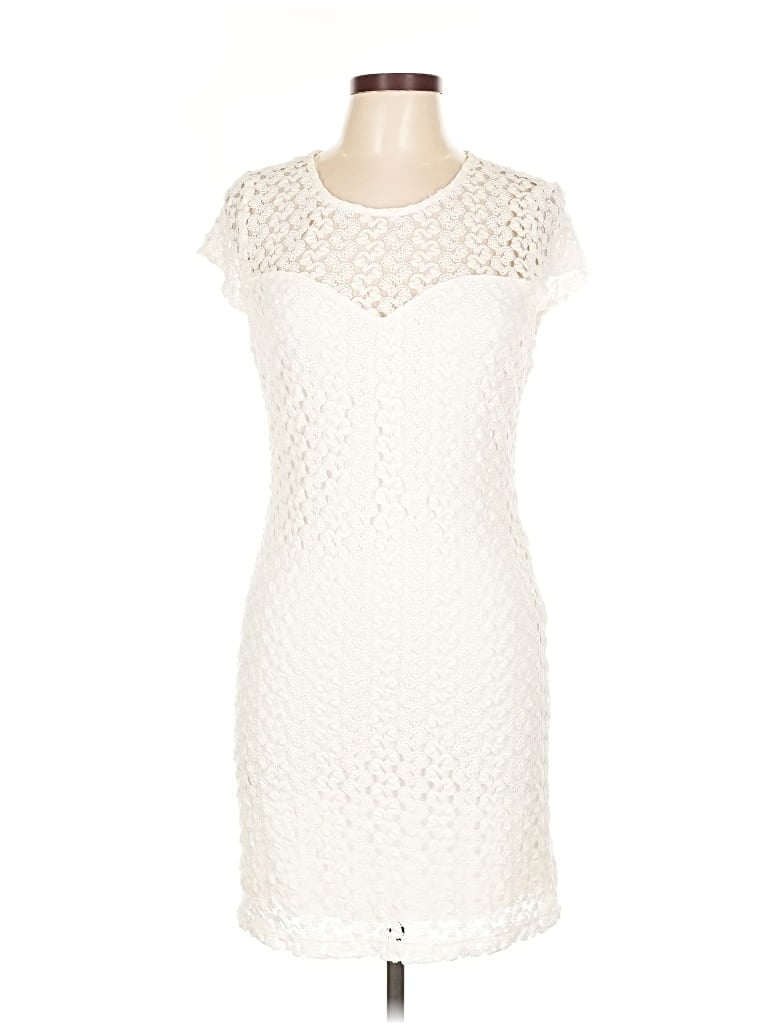 Pre-owned Forever 21 Cocktail Dress In White