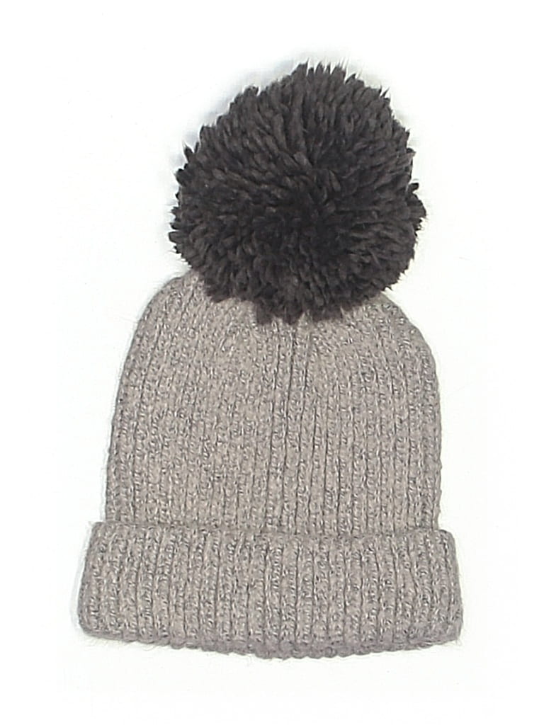 Pre-owned Topshop Beanie Hat In Gray