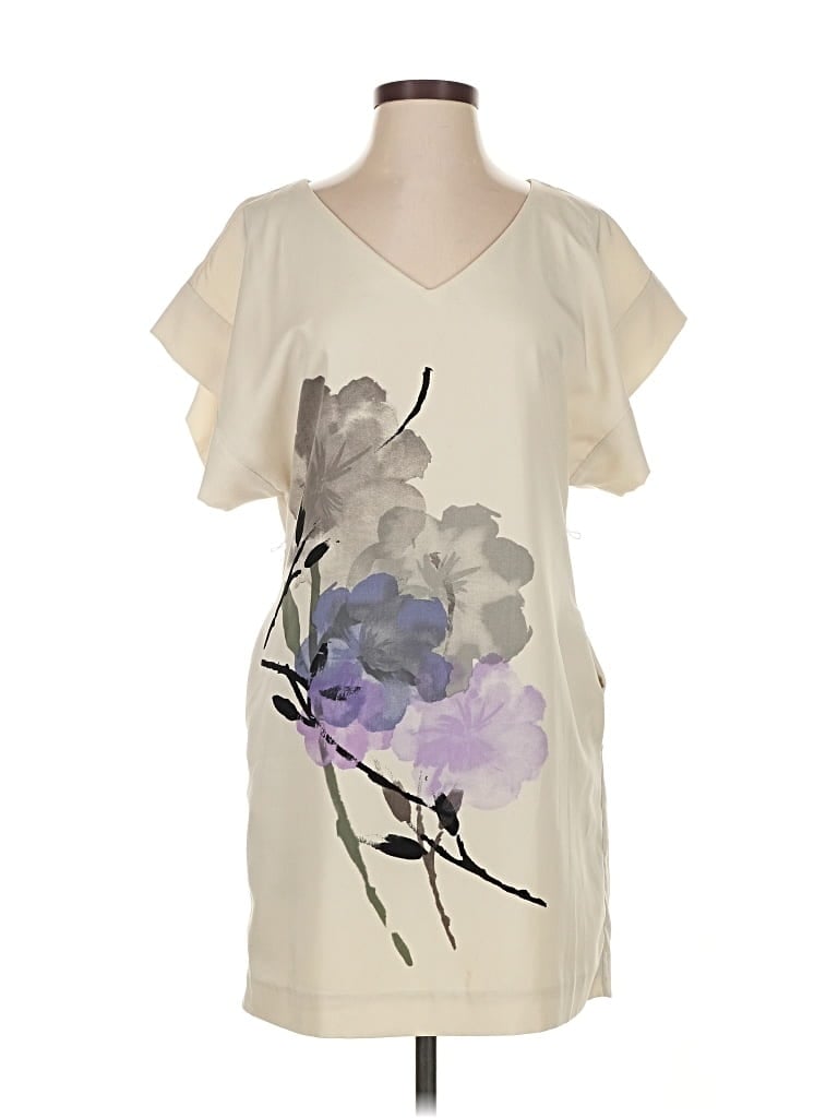 Pre-owned New York And Company Casual Dress In White