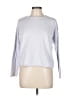 Lisa Todd 100% Cotton Silver Pullover Sweater Size M - photo 1