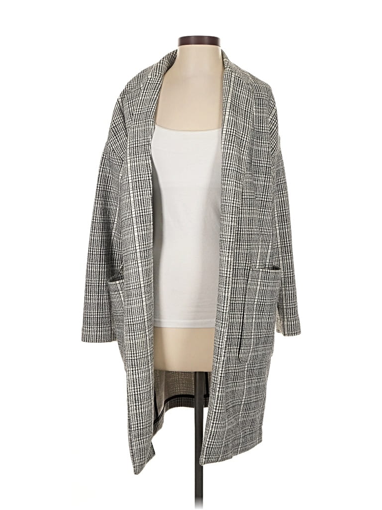 Pre-owned Express Coat In Gray