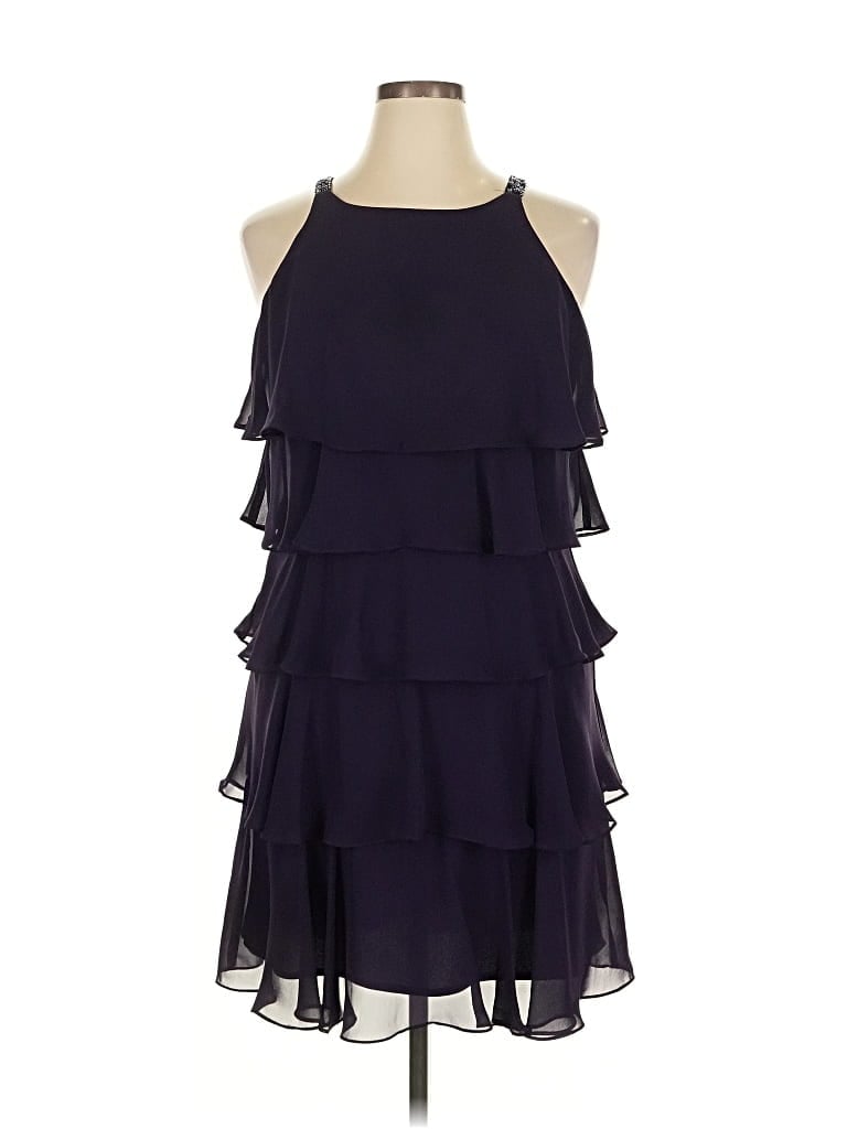 Pre-owned Sl Fashions Cocktail Dress In Purple