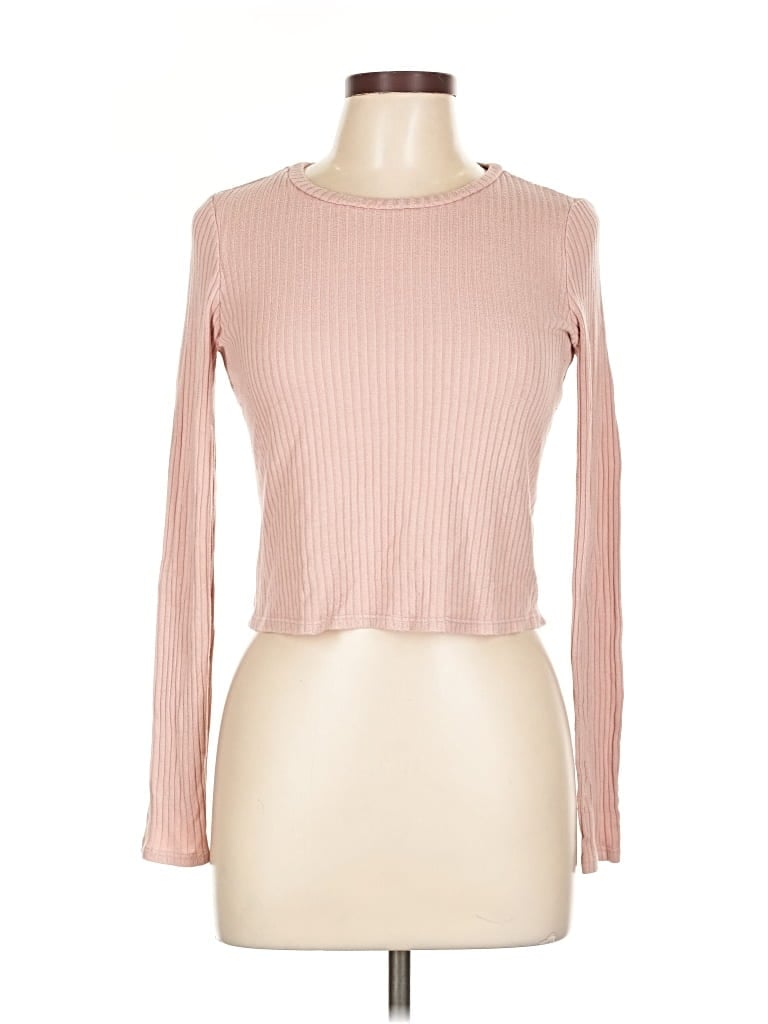 Pre-owned Reformation Jeans Cardigan Sweater In Pink