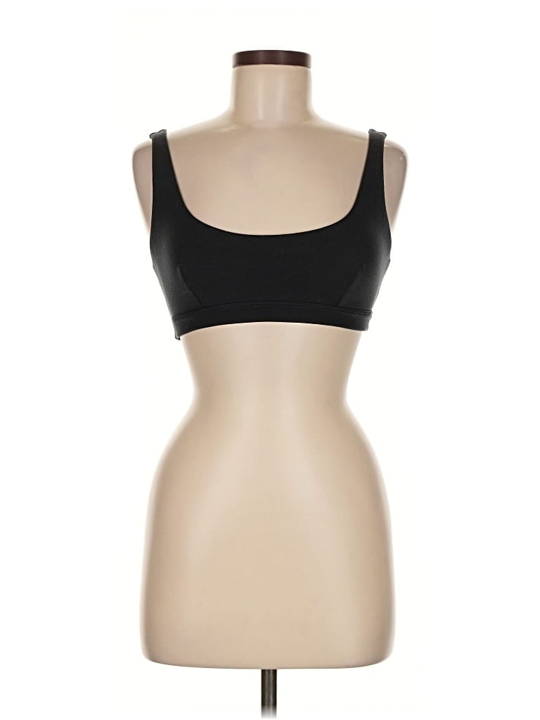 Pre-owned Unbranded Sports Bra In Black