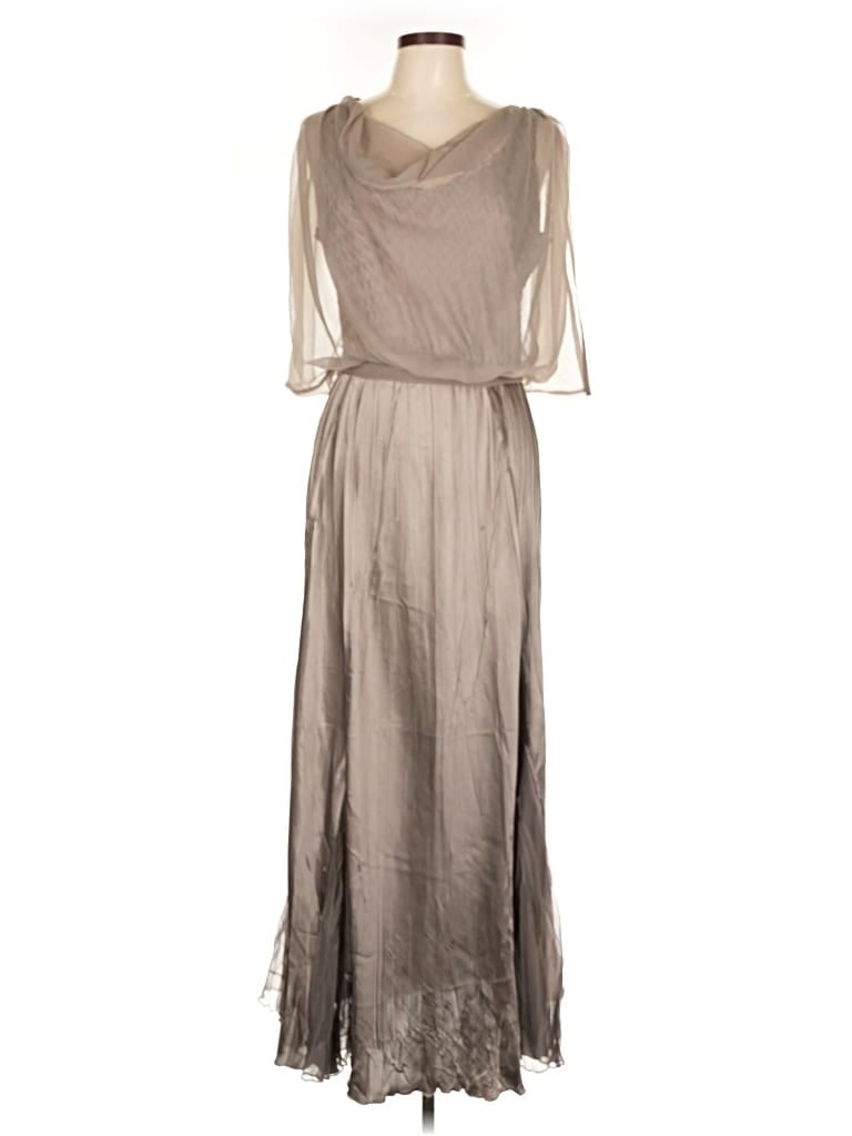 Pre-owned Komarov Casual Dress In Gray