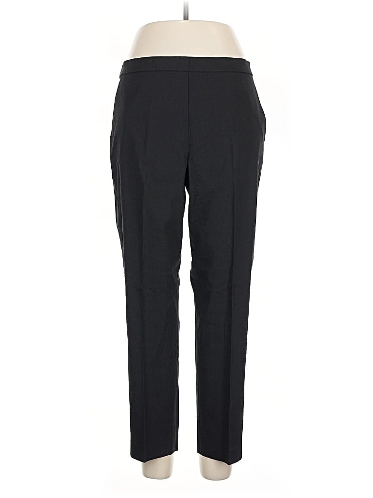 Pre-owned Theory Linen Pants In Black