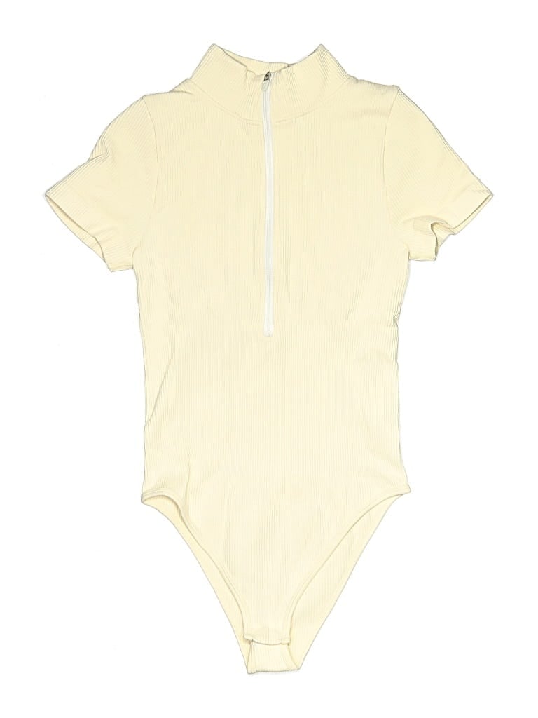 Pre-owned Oqq Bodysuit In Yellow