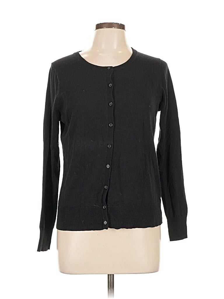 Pre-owned Old Navy Cardigan Sweater In Black