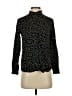 Uniqlo 100% Rayon Polka Dots Black Long Sleeve Blouse Size XS - photo 1