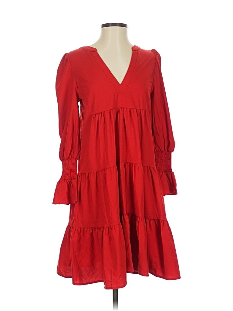 Pomander Place Casual Dress In Red