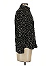 Uniqlo 100% Rayon Polka Dots Black Long Sleeve Blouse Size XS - photo 4