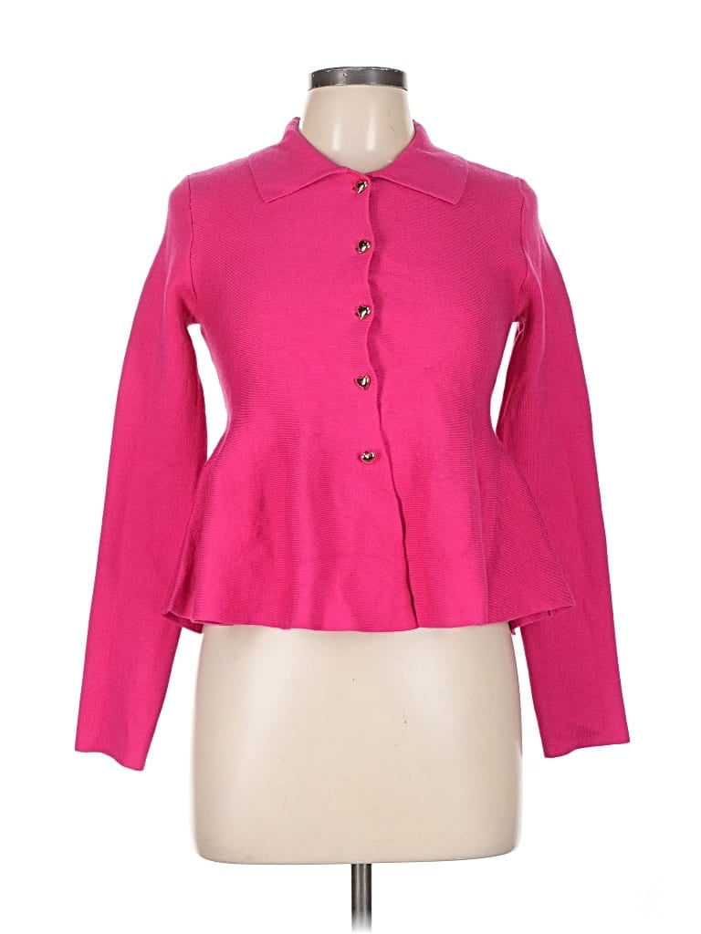 Pre-owned Assorted Brands Cardigan Sweater In Pink