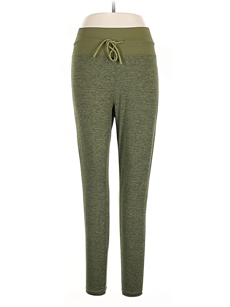 Pre-owned Hurley Active Pants In Green
