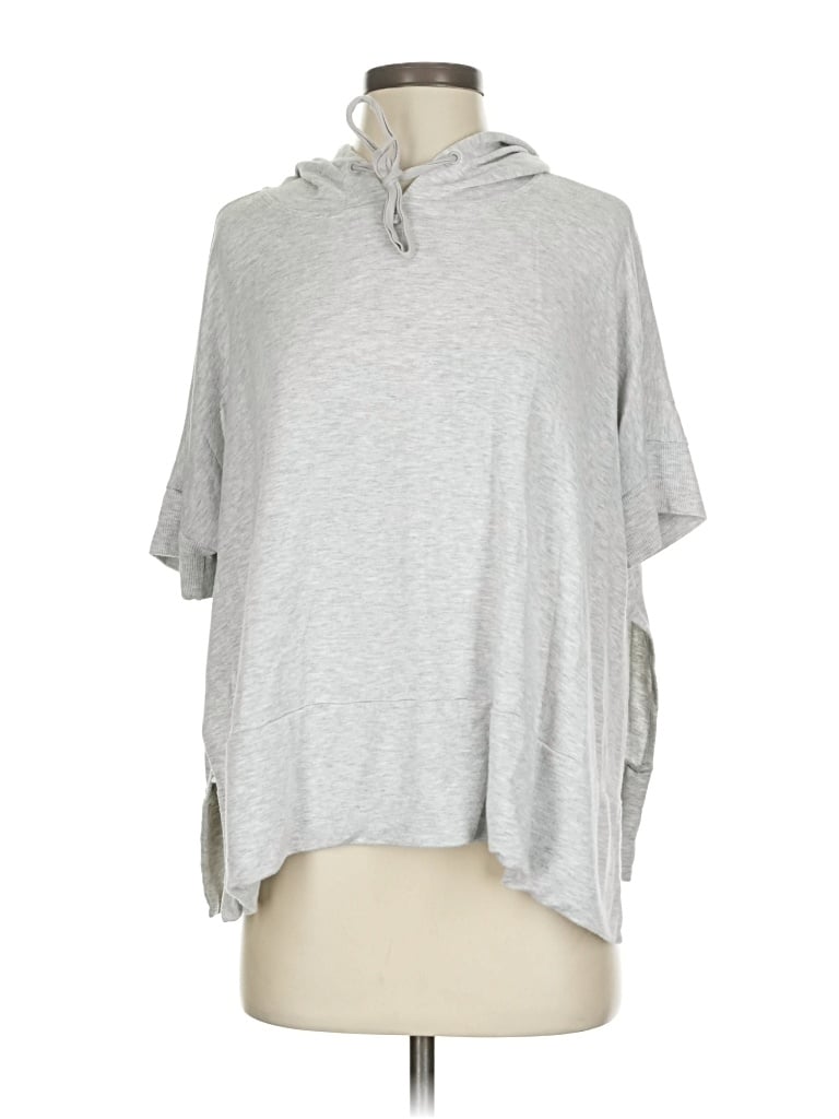 Pre-owned Lou & Grey 3/4 Sleeve T-shirt In Silver